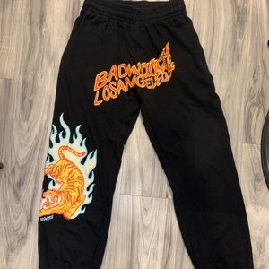 BADWOOD TWIN FLAME TIGER SWEATPANTS